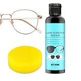 Brillen Kratzentferner Spray,100ml Kratzer Reparatur Flüssigkeit Für Sonnenbrillen | Kompakte Reinigungsflüssigkeit für Familie Freunde Paare