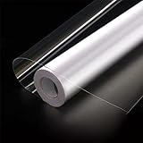 Hode Transparent Klebefolie Möbel Schutzfolie Selbstklebende Möbelfolie für Buchfolie Transparent Wandschutzfolie Spritzschutz Küchenrückwand Folie Wasserdicht 60X1000cm Tapete