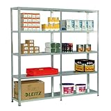 REGALWERK Fachbodenregal - Grundregal - 350 kg - 2.000 x 1.005 x 400 mm (HxBxT) - Schraubregal Rudi