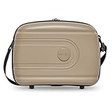 REDOLZ Hartschalen Handgepäck Kosmetik-Koffer | Stabiles Beauty-Case mit Aufsteckfunktion | 34 x 17 x 27 cm aus leichtem Polypropylen (Essentials 11)