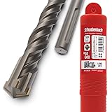 SCHWABENBACH ® SDS Max Bohrer 40mm x 600 - Betonbohrer - Präzises & schnelles Bohren in Beton - Premium Qualität mit Hartmetall Spitze - Steinbohrer Lang - Kein Einhaken in Armierungseisen 40x600mm