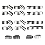 DOITOOL 24 Teiliger PC Kabelmanager Netzteil Kabelbinder Kabel Organizer Kabelbänder Für Kabel Kabelmanagement Clips Computergehäuse Wasserkühlung Kabel Organizer Draht Kabel