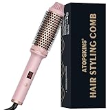 38mm Thermal Brush, Warmluftbürste Haarstyling Lockenbürste, Volumen Haar Kamm Rundbürste, Geschenke für Frauen, Double Spannung Stylingbürsten für Reise, Hot Brush LCD-Anzeige 120-210℃