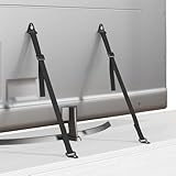 PUTORSEN TV-Sicherheitsgurte, verstellbar, kein Bohren, Anti-Kipp-Möbelanker für Babysicherung, Klebe-/Schraubbefestigung, Möbel-Wandanker, Erdbebenbänder, 2 Stück