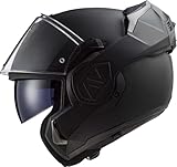 LS2, Klapphelm Motorrad ADVANT Full Black, M