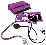 NCD Medical/Prestige Medical Set mit Aneroid-Manometer und Doppelkopf-Stethoskop, Lila