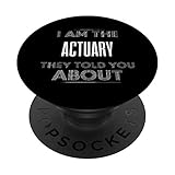 Lustiger aktuarieller Versicherungs Risikomanager - PopSockets Ausziehbarer Sockel und Griff für Smartphones und Tablets