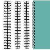 15 Stk Kunststoff-Bindekämme, 30 Löcher, 28 * 10mm/13mm/16mm Binderücken, Bindungskämme, Binderücken für Plastikbindung, Spiralbinderücken Set, Binderöffner für Loseblattbinder, Buchbindung