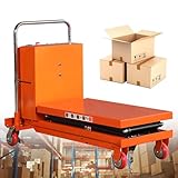 150kg Kapazität Handhubwagen Manueller Palettenheber mit 127cm/109cm Hubhöhe - Ideal für Lager, Fabriken, Supermärkte & Schwerlasttransport