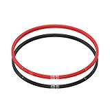 MMOBIEL 28 AWG Silikon Elektronik Kabel - 28 Gauge (0,08mm²) Verzinnte Kupferkabel - 2 Separate Kabel Rot & Schwarz Jede 2,5 m / 8.2 ft für Elektrische Reparatur, Sensoren, Drohnen, Lautsprecherkabel