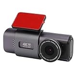 Keenso WiFi Front Heck Dash Cam Echtzeit Wireless Getriebe HD Dual Dash Kamera Zum Teilen von Fahren von Video Dashboard -Kamera -Rekorder für Notsituationen Aluminiumlegierung