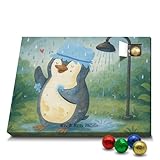 Mr. & Mrs. Panda Adventskalender Pinguin Duschen Design Mit Füllung von 'Classic' - Geschenk, Baden, schokolade, Duschkonzert, süßigkeiten, Pinguine, Dusche, Weihnachtskalender, Schokoladen, Singen