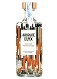 Absolut Vodka Elyx – Per Hand destillierter Luxus-Vodka aus Schweden – Premium-Vodka in edler Flasche – 1 x 0,7 l