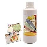 HOBBY COLL® Serviettenkleber & Lack Glänzend für Serviettentechnik Decoupage (500 ml) - Made in Germany - Transparent - Wasserbasiert - Kleber & Lack in einem - Wetterfest