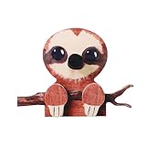 LEMCC Kreativer Brillenständer in Tierform, Holz, Faultier, Brillenhalter, Sonnenbrillenständer, für Zuhause, Büro, Schreibtisch, Dekoration, Zubehör, 3.3 x 5.9in