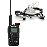 Retevis RA79 Walkie Talkie mit Headset, Dualband Amateurfunk, Ham Radios für Erwachsene Großer Reichweite, Einfach zu Koppeln, Kristallklarer Klang, 2-Wege-Radio für Reisen (1 Stück)