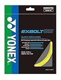 Yonex Badmintonsaite (10 m Set) – Exbolt 65, Gelb