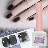 ADHERE Klassische Schwarz-Weiß Kollektion - 12ml Gel Nagellack, 1Stk UV Lacke Für Nägel Maniküre Salon Diy Nägel Gellack Zu Hause (Transparente Schwarz)