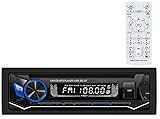 Creasono Autoradio mit CD Player: MP3-Autoradio, CD, Bluetooth, Freisprechfunktion, USB, SD, 4x45W (Autoradio 1DIN mit AUX)