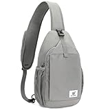 SKYSPER Schultertasche Brusttasche Crossbody Sling Bag Anti-Diebstahl Umhängetasche für Herren & Damen