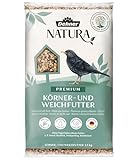 Dehner Natura Premium Wildvogelfutter, Körnerfutter / Weichfutter, Ganzjahresfutter proteinreich / energiereich, hochwertiges Vogelfutter für Wildvögel, 2.5 kg