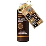 Furniture Clinic Holz-Beize und Moebel-Lasur (Mahagoni). Ungiftig. Hochkonzentrierte Holzbeize. Schnelltrocknend. Beize für alle Holzarten im Innen und Außenbereich 250 ml