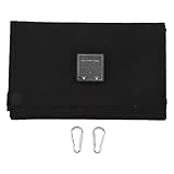 Solar-Falttasche, 30 W, 5 V, tragbares Solarpanel-Ladegerät mit Zwei USB-Ausgängen für Mobiltelefone, Reisen und Camping, hohe Umwandlungsrate, faltbar, wasserdicht, langlebiges