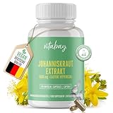 Vitabay Johanniskraut Kapseln Hochdosiert 5000mg 120 Kapseln Vegan & Laborgeprüft - Johanniskraut Hochdosiert Johanneskraut - Johanniskraut Kapsel Johanniskraut Extrakt Johanniskraut Tabletten