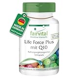 Fairvital | Life Force Plus - 120 Kapseln - Multivitamin mit 800µg Folsäure, 300µg Biotin, 200µg Chrom, 100µg B12 & Q10 - HOCHDOSIERT