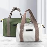 Oxford-Werkzeugtasche aus Segeltuch, große Kapazität, wasserdichte und verschleißfeste Aufbewahrungslösung mit stabilem Boden und breitem Tragegriff, Grau