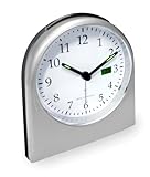 Technoline Funkwecker WT 755 mit Schlummerfunktion und Beleuchtung Silber 95 x 55 x 115 mm