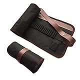 DOITEM Leinwand Pencil Wrap, 72 Löcher Verpackungshalter Bleistift Wrap Kasten Bleistifthalter für Künstler, Schule und Büro