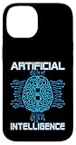 Hülle für iPhone 14 Künstliche Intelligenz Gehirn Digital Geek AI Nerd Lustig