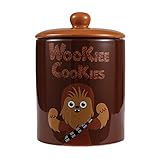 Star Wars for Pets Chewbacca Wookiee Cookies Hundeleckerli-Glas | 18,5 x 13 cm Hundeleckerli-Glas mit Deckel, spülmaschinenfest | Chewbacca Hundefutter-Aufbewahrungsbehälter | Leckerli-Glas für