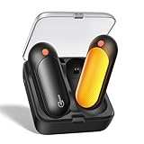 J-BRAUV Elektrischer Handwärmer, 2er-Pack 4000mAh tragbare Taschenwärmer, mit 10000mAh Ladecase,wiederaufladbarer Handwärmer, 3 Heizmodi, geeignet für Outdoor-Golf, kaltes Wetter und Tech-Geschenke