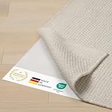 Blumtal Teppich Antirutschunterlage aus Vlies - unsichtbare Antirutschmatte, Universal Stopper rutschfest, leicht zuschneidbar, Rutschmatte ohne Weichmacher, 60 x 120 cm