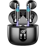 Kopfhörer Kabellos Bluetooth 5.4, Bluetooth Kopfhörer In Ear 2025 Kabellose Kopfhörer Tiefer Bass, ENC Noise Cancelling Mic Wireless Earbuds 56Std Wireless Ohrhörer, IP7 Wasserdicht/USB-C/LED-Anzeige