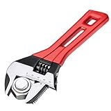 Verstellbarer Rollgabelschlüssel – Schraubenschlüssel mit breiter Backenöffnung, Schraubenschlüssel Victorian Systems | 1 Packung verstellbarer Schraubenschlüssel, Maulschlüssel mit breiter Öffnung