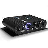 Pyle Verstärker, Mini Verstärker, Stereo Verstärker, Bluetooth Amplifier, Stereo Receiver, Audio Verstärker- 90W, Amplifier- mit 3 Eingänge, 2 Kanal, EQ Controls, Bluetooth Verstärker-für das Heimkino