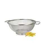 Metaltex 185326000 Standsieb, Edelstahl, Ø 20 cm, Silber