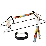 Risegun Perlen-Webstuhl, Perlen Loom Webrahmen Perlenwebrahmen, Perlenwebstuhl Edelstahl Weben Perlen Strickmaschine für DIY Handgemachte Schmuck Armbänder Halsketten (Schwarz)