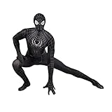 OOPETY Halloween Anime Spiderman Cosplay Catsuit Superheld Filmspiele Rollenspiel Trikot Weihnachten Heimkehr Kostüm Strumpfhosen Lycra Elastisches Verbundenes Kostüm,B-Adults S(140~155cm)