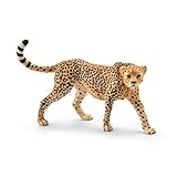 schleich 14746 Gepardin, für Kinder ab 3+ Jahren, WILD LIFE - Spielfigur, Gelb