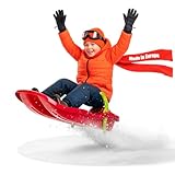 Premium Schlitten Made in Europe. Leicht und Stabil mit Bremshebel/Richtungshebel