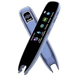 Gettimore Smart Voice Scan Übersetzer Stift A26S mit 3,4-Zoll-Bildschirm – Echtzeit-Sprachübersetzung für Reisen, Geschäft und Studium, blau