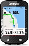 iGPSPORT BSC300 Fahrradcomputer Kabellos, 2.4“ Farbbildschirm Offline MAP Navigation Fahrrad Tacho, IPX7 wasserdichte mit 8GB Bluetooth ANT+ Fahrradcomputer GPS Offline-Warnung (BSC300)