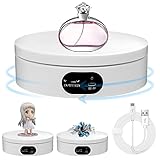 Drehteller Elektrisch: GBKDQQ Drehbarer Präsentationsständer drehscheibe elektrisch 360-Grad-Drehteller für Fotografie-Produkte, Schmuck, Uhr, 3D-Modelle, Kuchen und Sammlerstücke