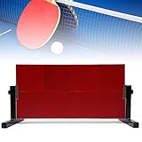 YJKKZQLB Tischtennisplatte, Sparring Return Board, Counterattack Trainer, Ping Pong Rebounder mit 8 roten Gummis Selbsttrainingsgeräte für Home Gym Indoor Outdoor