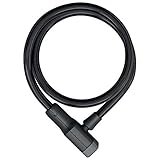 ABUS Kabelschloss Racer 6412K - Fahrradschloss - Stahlkabel mit Kunststoffummantelung - ABUS-Sicherheitslevel 4 - 85 cm, Schwarz