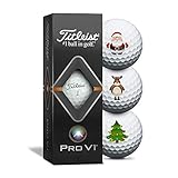Titleist Pro V1 Weihnachts-Golfbälle - 3er Pack